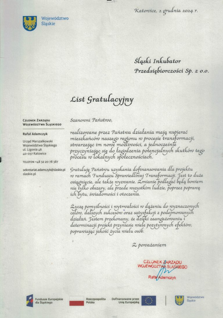 list gratulacyjny - projekt 10.24