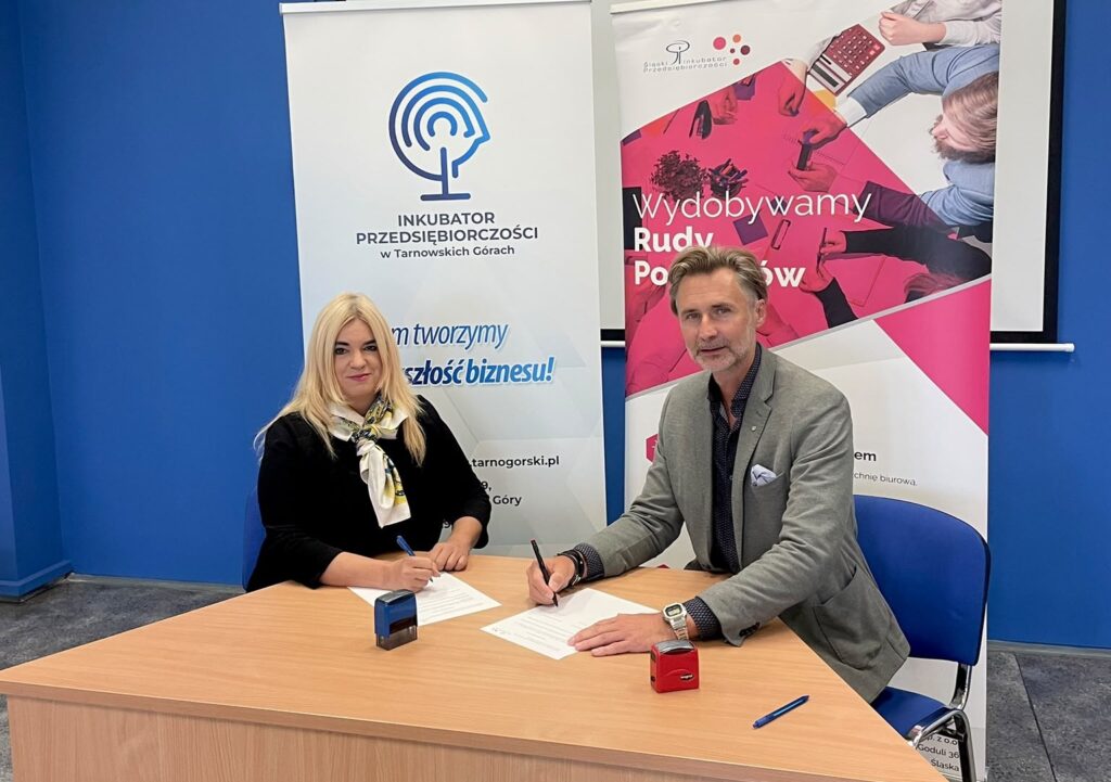 Śląski Inkubator Przedsiębiorczości i Inkubator Przedsiębiorczości w Tarnowskich Górach podpisały porozumienie o partnerstwie